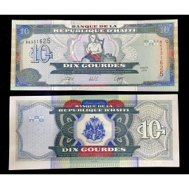 HAITI 10 Gourdes 2000 UNC