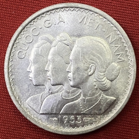 20 su 1953 - VNDCCH - Ba cô - South Vietnam Coins 