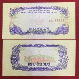 Việt Cộng - 10 xu 1968 - Ngôi sao -Viet Cong - 10 cents 1968 - Star