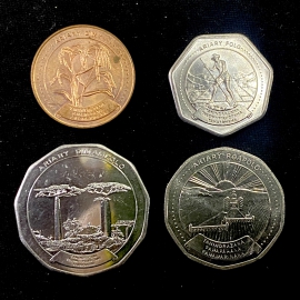  MADAGASKA (1992-1994) - SET 4 XU