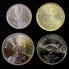 UGANDA (2007-2008) - SET 4 XU