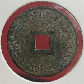 1/500 piastre 1902 - Sapeque - Coins of French Indochina