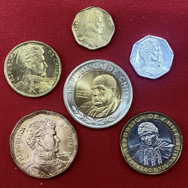 CHILE (2001-2006) - SET 6 XU