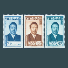 Vua Bảo Đại 23-10-1951 - Tem V.N.CH