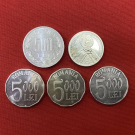 ROMANIA (1999-2004) - SET 5 XU