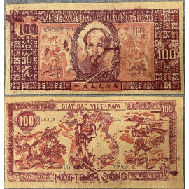 Bắc Việt - 100 đồng đỏ rực 1948