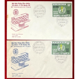 FDC - Đệ Nhị Thập Chu Niên Tổ Chức Y Tế Quốc Tế - 7.4.1968