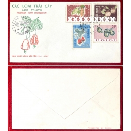 FDC - Các Loại Trái Cây - 12.1.1967