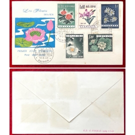 FDC - Tem Thơ Các Loại Hoa - 10.9.1965