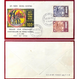 FDC - Kỷ Niệm Hùng Vương - 11.4.1965