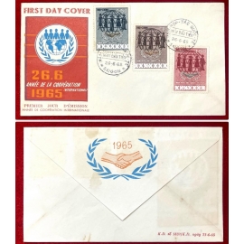 FDC - Năm Hợp Tác Quốc tế - 26.6.1965