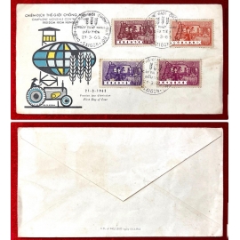 FDC - Chiến Dịch Thế Giới Chống Nạn Đói - 21.3.1963