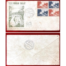 FDC - Thác Gougah - 3.1.1963