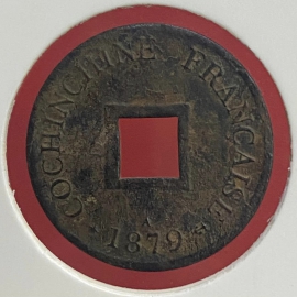 Fr.Indochina - 1/500 piastre 1879 - Sapeque - Coins of French Cochinchina