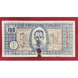 Bắc Việt 100 đồng 1947 - Không có bóng mờ - North Vietnam 100 Dong 1947 -No watermark